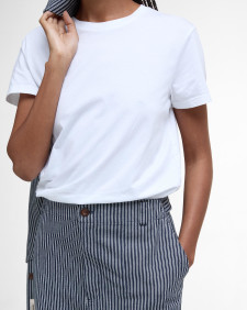 Sonia Striped Straight-Leg Trousers 