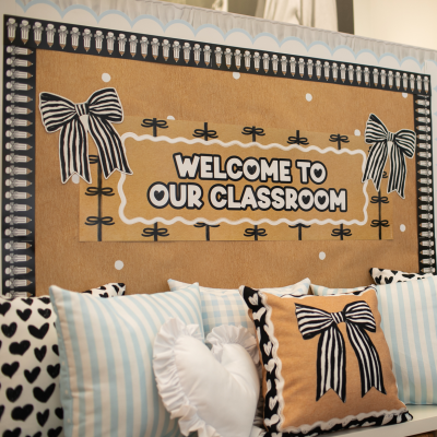 Fadeless Schoolgirl Style Bulletin Board Paper, 47.25” x 25’, Banner Backdrop, 1 Roll example 2