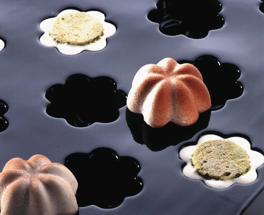 Molde Flexipan en forma de Charlottes de 6,2 centímetros