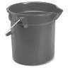 Rubbermaid Commercial, BRUTE, 10qt, Pail, Gray