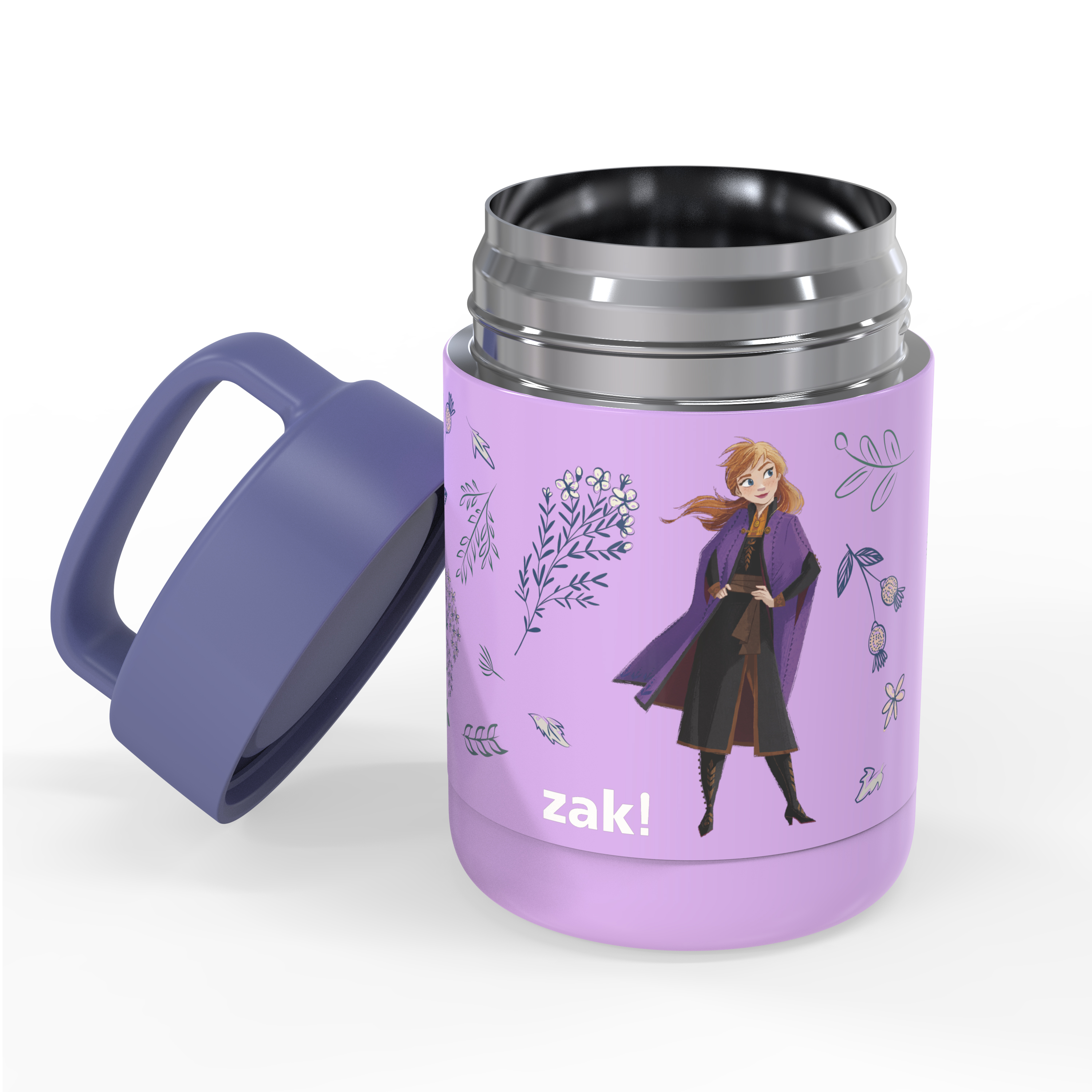 Disney Frozen 2 Movie Reusable Vacuum Insulated Stainless Steel Food Container, Princess Anna slideshow image 3