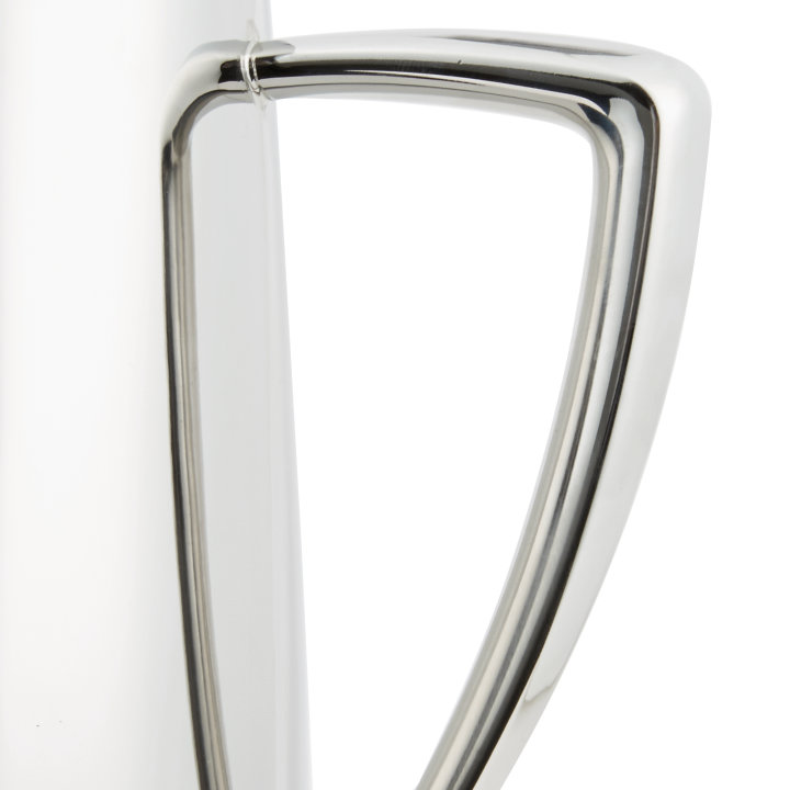 2 3/10-quart Triennium™ stainless steel water pitcher in mirror finish with ice guard