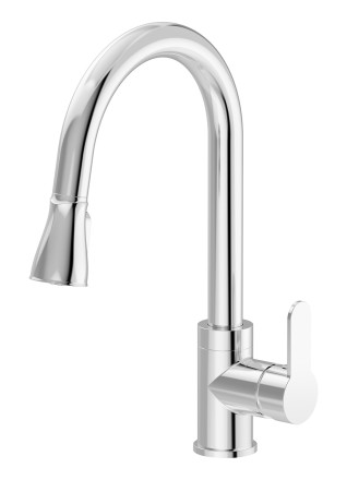 Identity Single Handle Pull-Down Kitchen Faucet