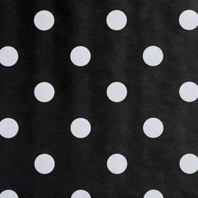Fadeless Bulletin Board Paper, Fade-Resistant Paper for Classroom Decor, 47.25” x 50’, Classic Dots-Black & White, 1 Roll