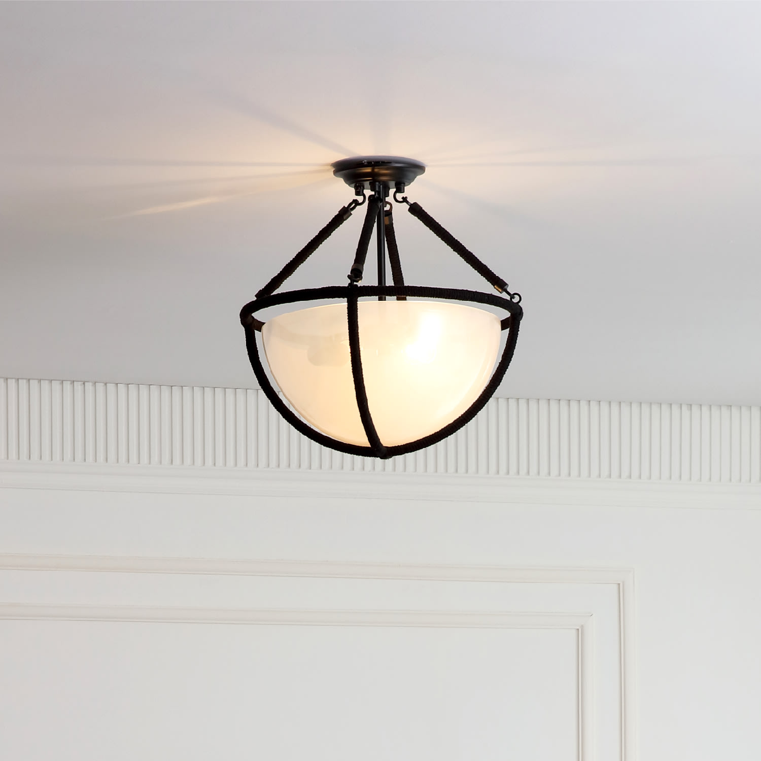 Voyager 2 Light Flush Mount — installation 1