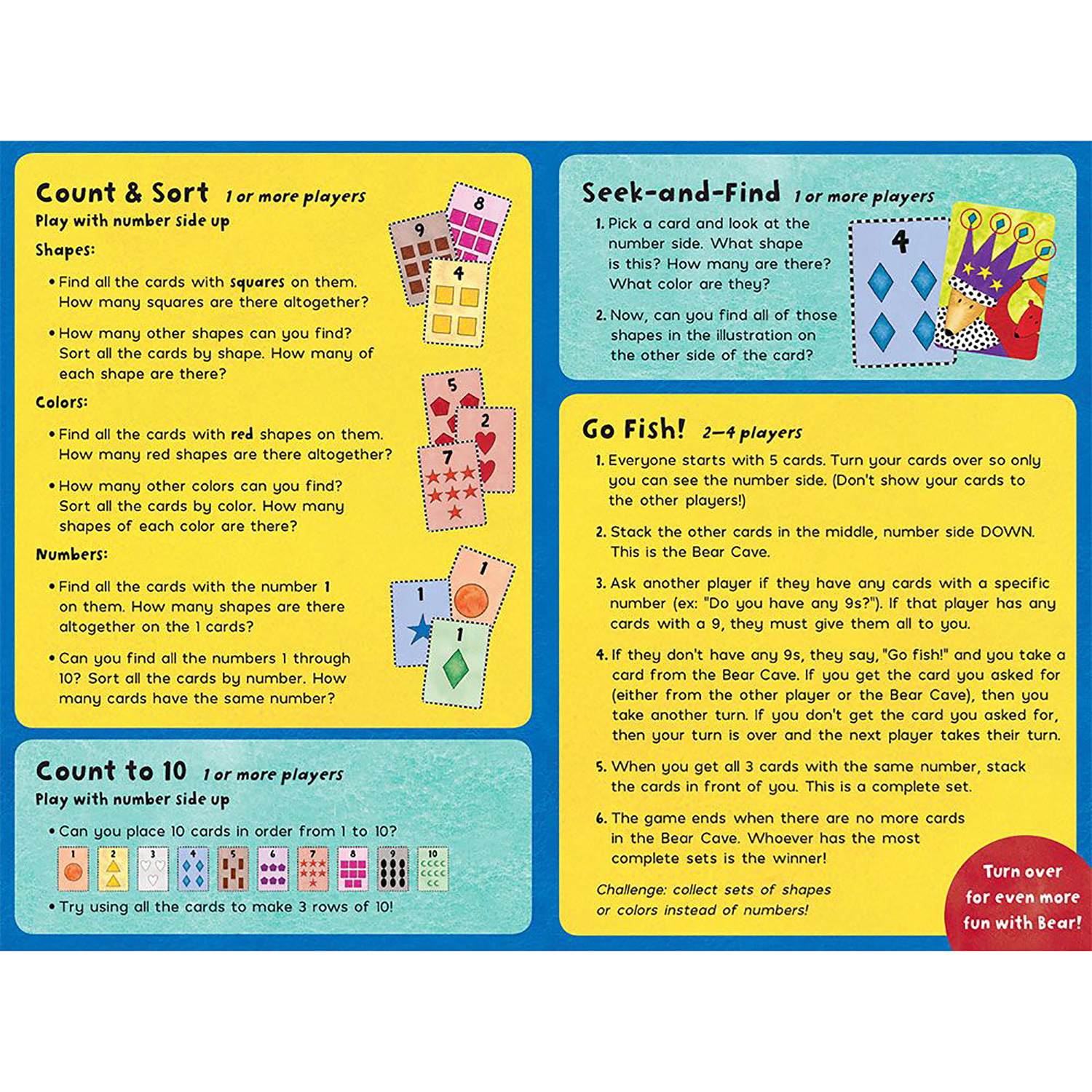 Barefoot Books Busy Bear Count & Sort Game image number null