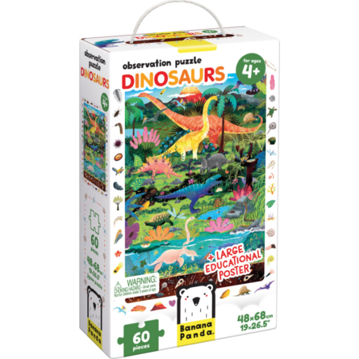 Observation Puzzle, Dinosaurs, Age 4+