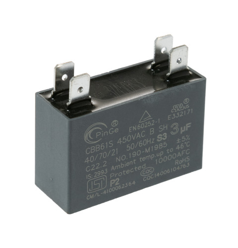 FAN MOTOR CAPACITOR 3uF/450V(2000h)