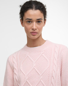 Burne Argyle Crew Neck Jumper 