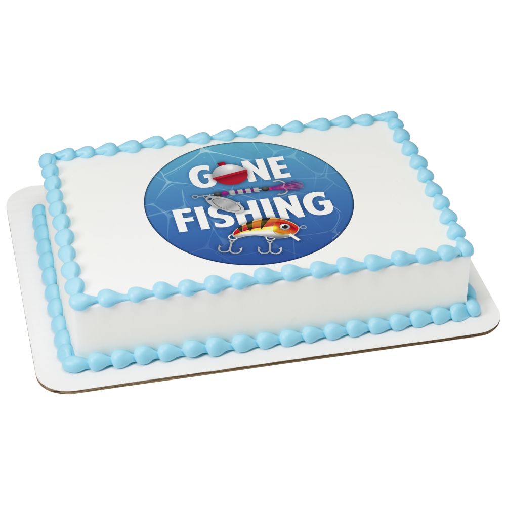 Image Cake Gone Fishing
