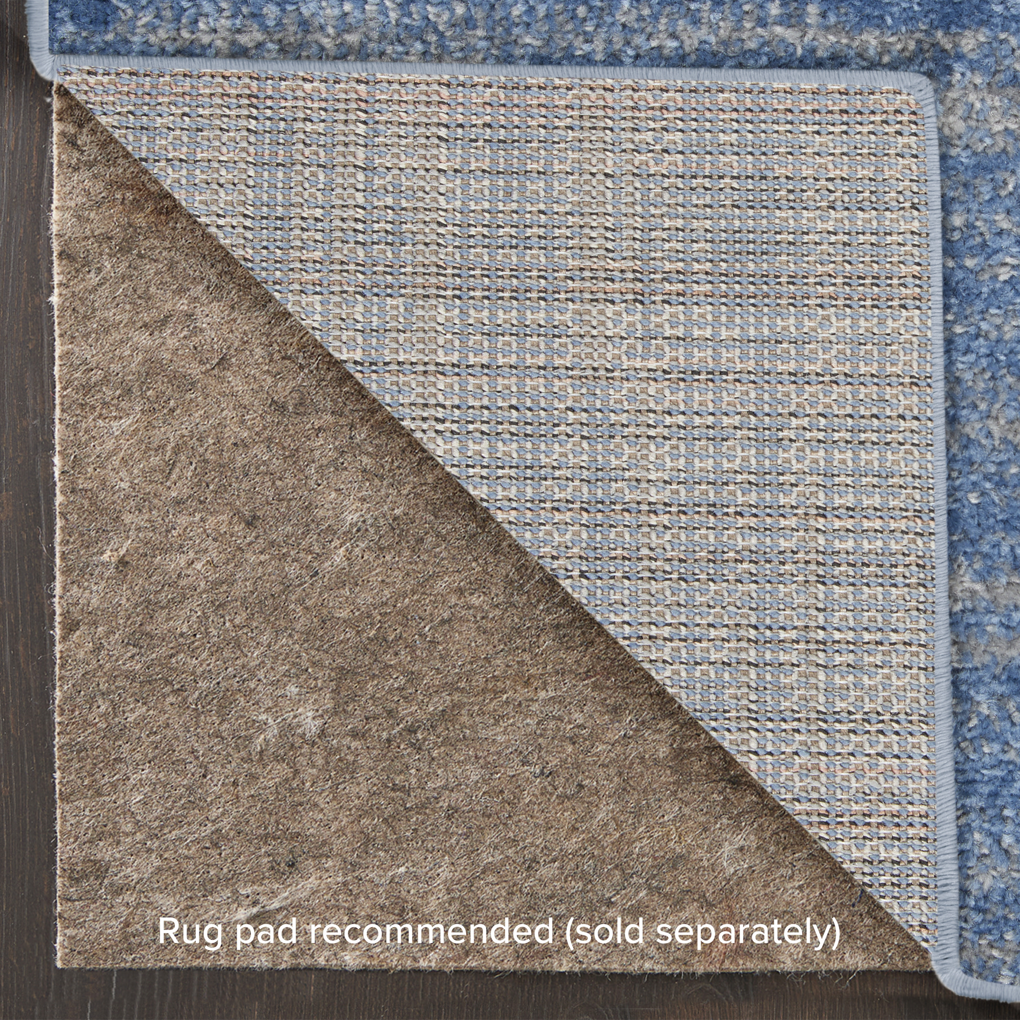 Nourison Nourison Essentials 8' x 10' Blue Grey Outdoor Rug