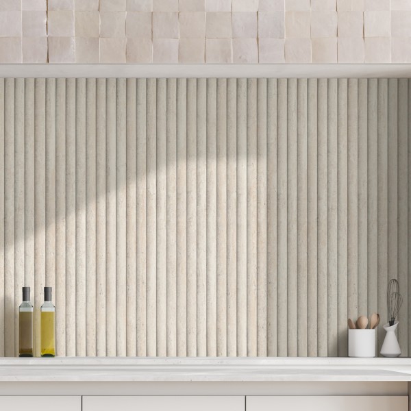 lapidary | cabochon grand | beige travertine 