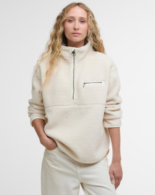 Mersea Half-Zip Fleece Natural
