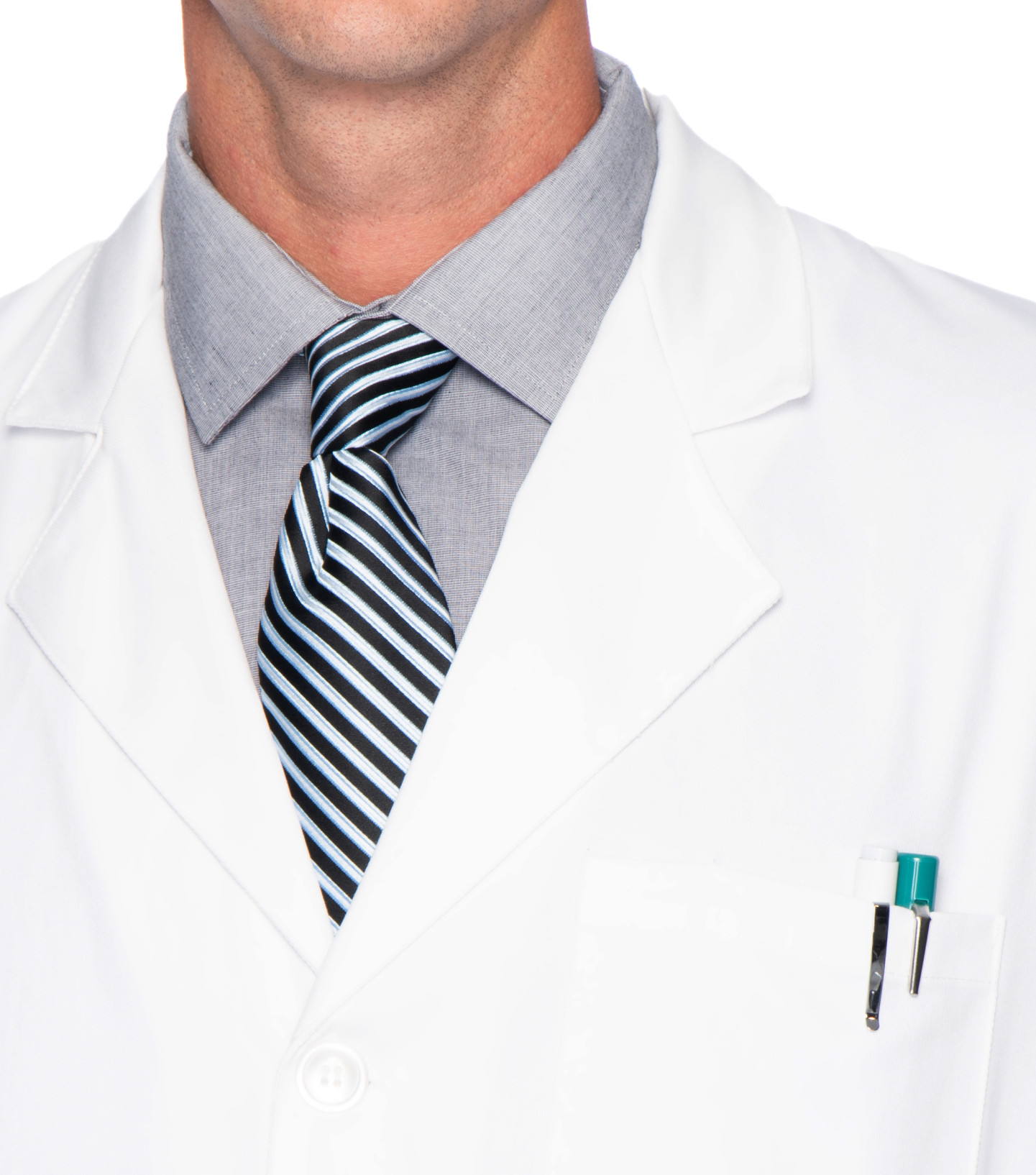 Landau Men's 5Pocket FullLength Lab Coat (3124) Landau Scrubs