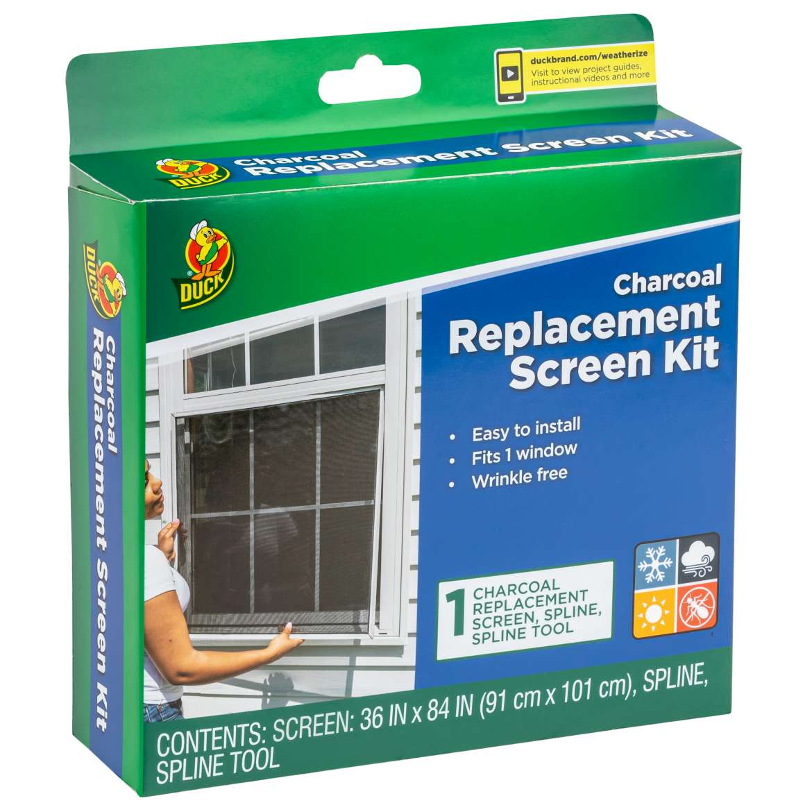 Duck Brand® Replacement Screen in a Box Kit