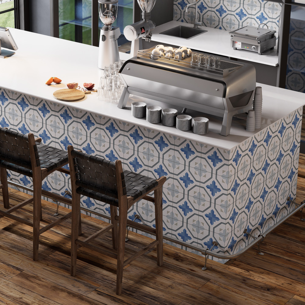 Sample – Prisma Blue Porcelain Floor and Wall Tile