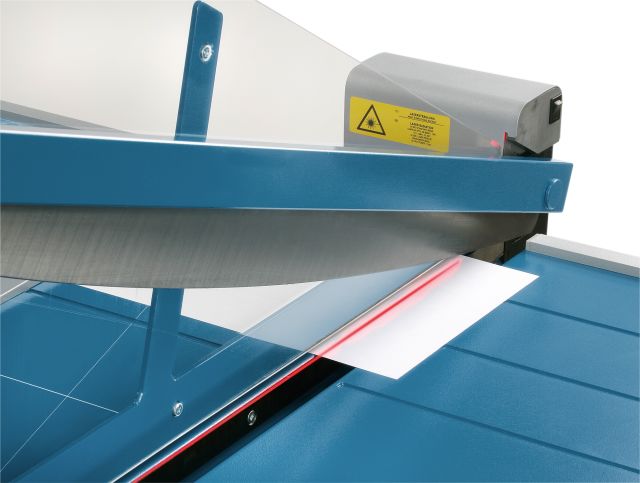 Illuminates the entire cutting line for superior accuracy.