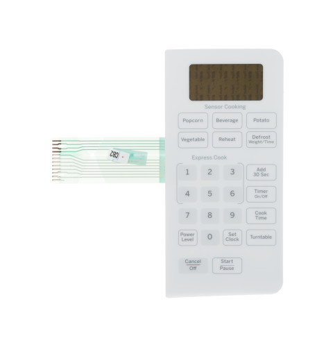 MICROWAVE CONTROL PANEL - WHITE