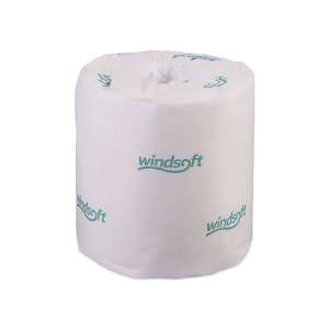 WSI2240B, Windsoft, Septic Safe, Individually Wrapped, 2 ply, 4.5in Bath Tissue