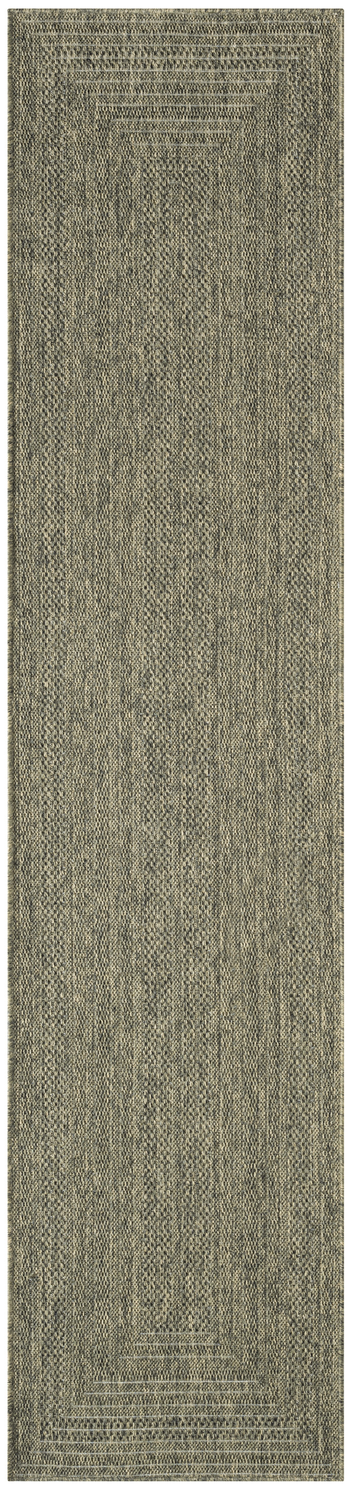 Nourison Tulum 2'2" x 8' Olive Outdoor Rug