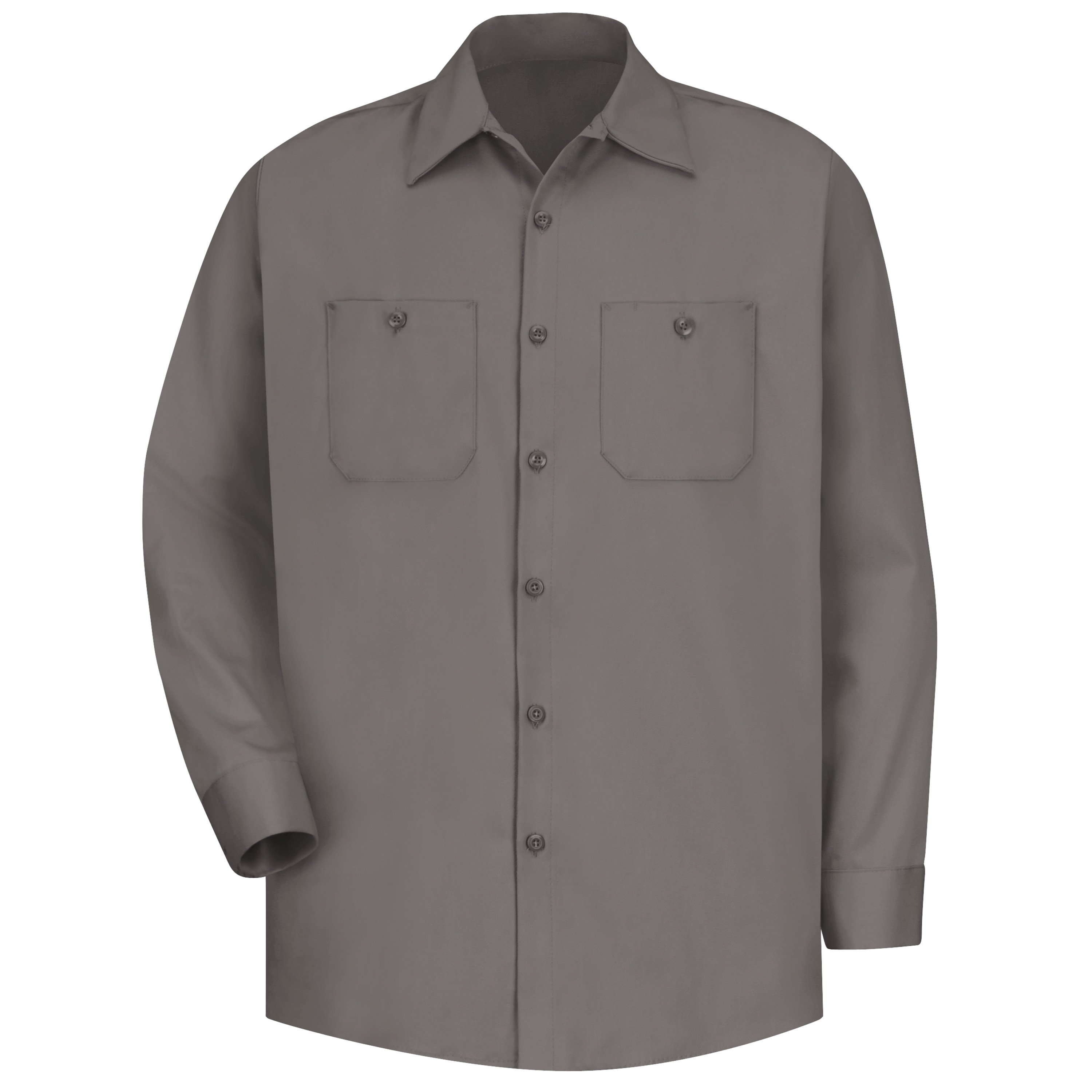 Red Kap Men's Long Sleeve Wrinkle-Resistant Cotton Work Shirt - Picture 10 of 37