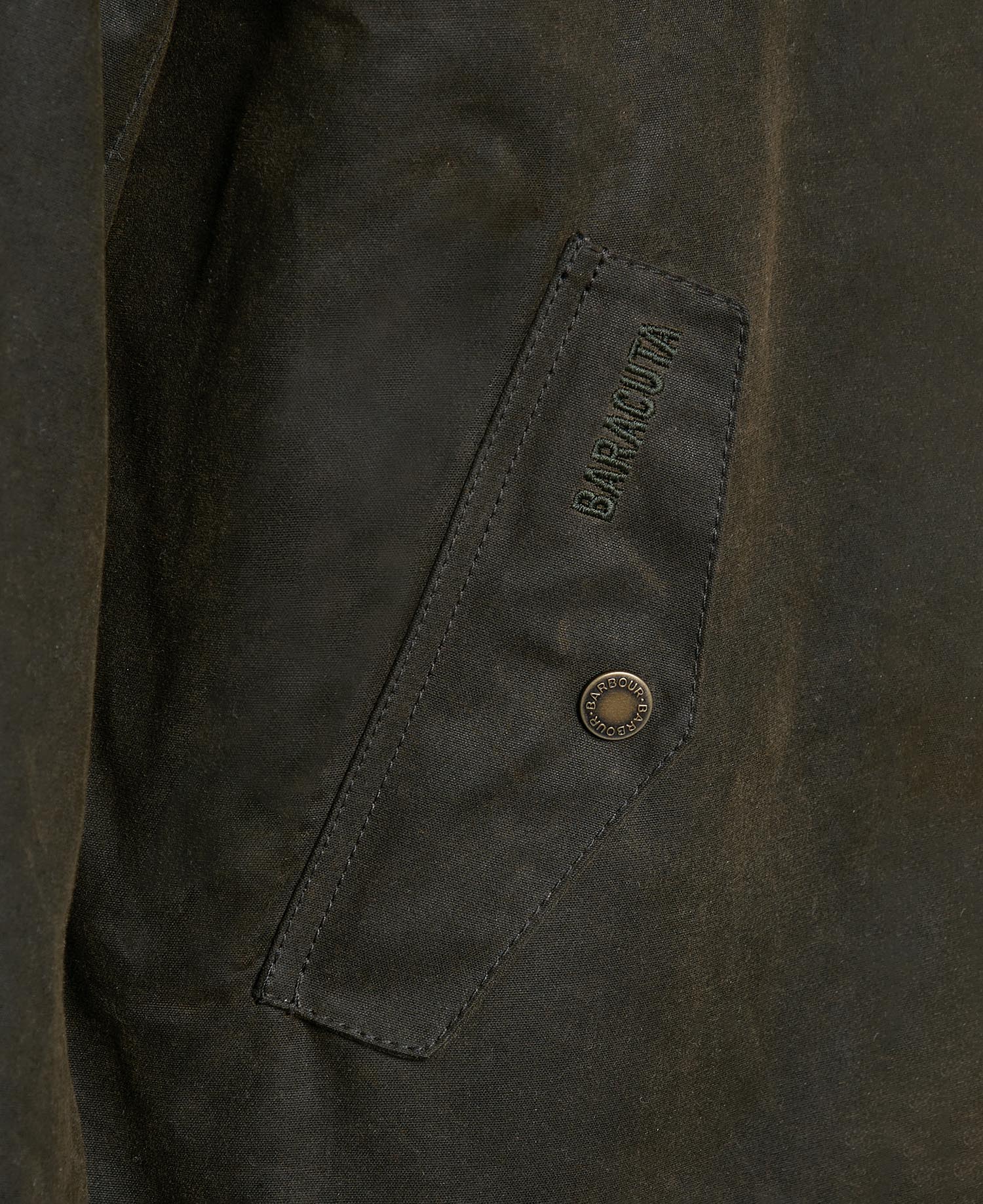Barbour x Baracuta Porton Waxed Harrington Jacket image number 6