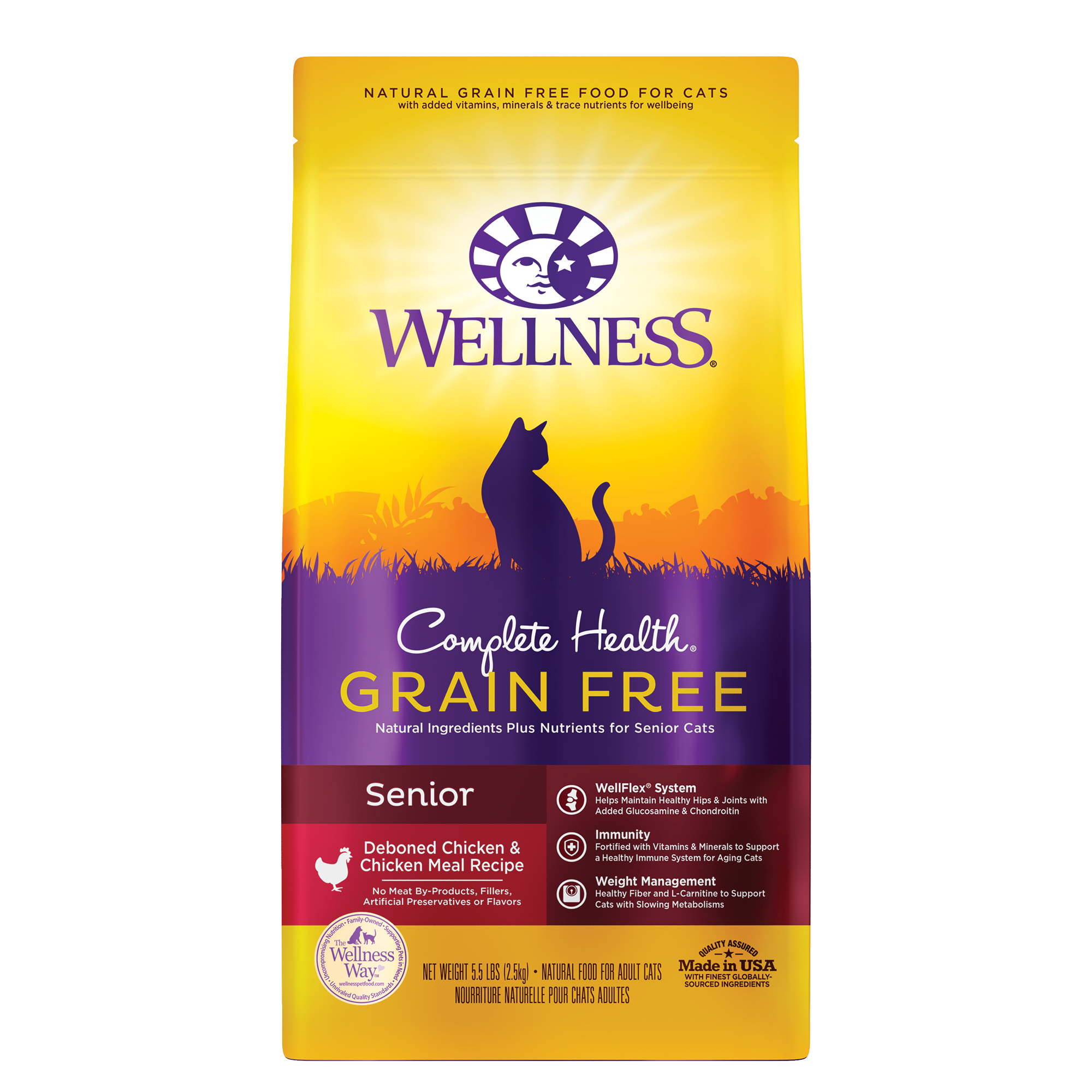 Wellness Complete Health Grain Free Senior Deboned Chicken & Chicken Meal