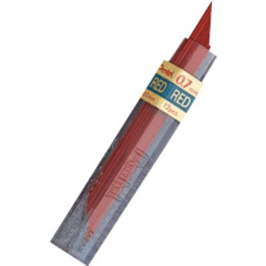HB Super Hi-Polymer Leads, 0.7mm, Red