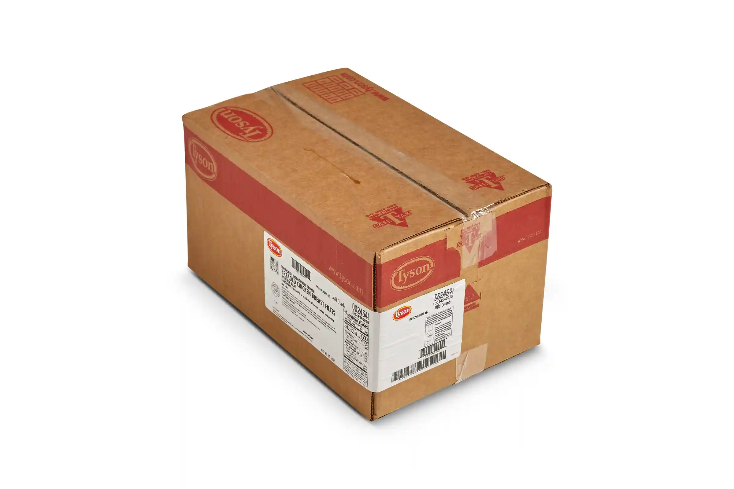 Tyson® Uncooked, Mild Crumb Breaded Breast Filets 4 oz._image_5