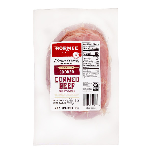 BREAD READY(r) Corned Beef, Premium, Sliced, 6/2 lb . C1CB - Front Center Inner Pack (Hi Res)