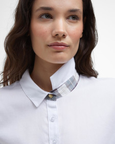 Glades Relaxed Long-Sleeved Shirt White/Gardenia