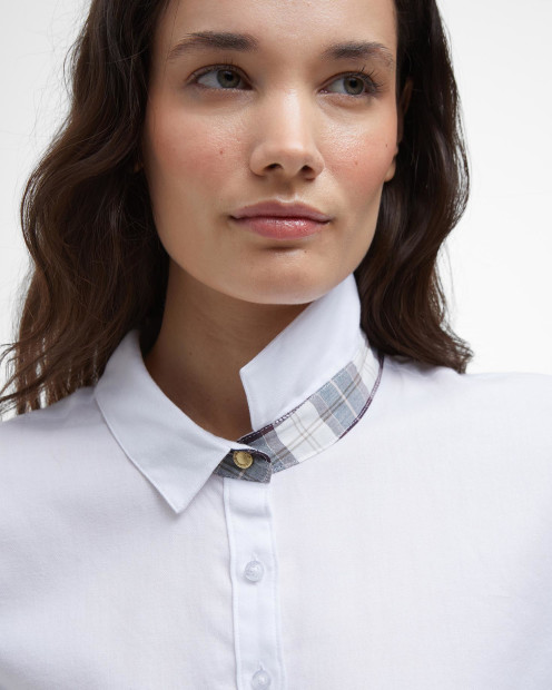 Glades Relaxed Long-Sleeved Shirt White/Gardenia