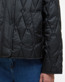 Giacca trapuntata Bernadette Black/Onyx Tartan