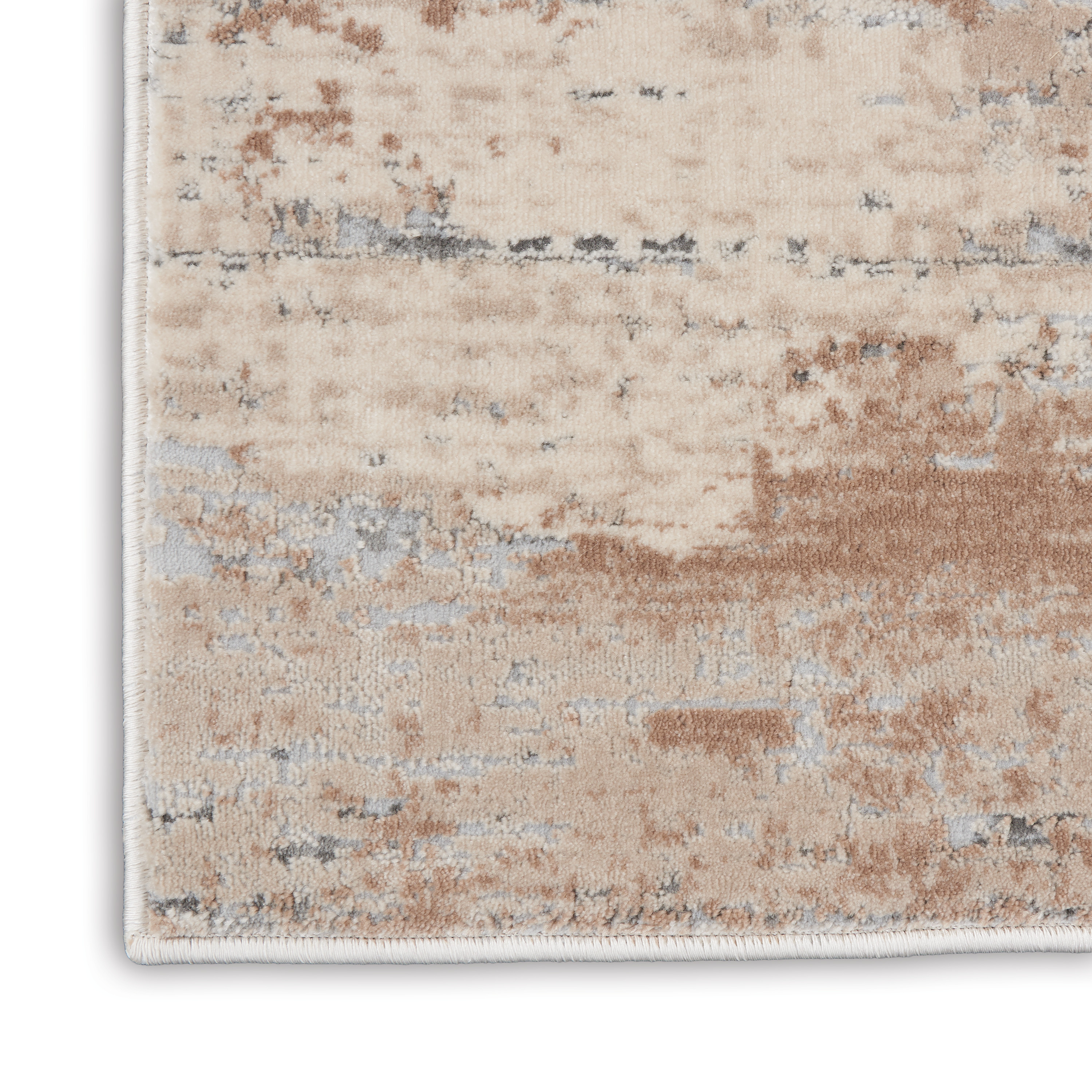 Nourison Rustic Textures 7'10" x 10'6" Beige Modern Indoor Rug