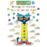 Edupress&trade; Pete the Cat&reg; Keeping It Cool In...Bulletin Board Set EP-63922