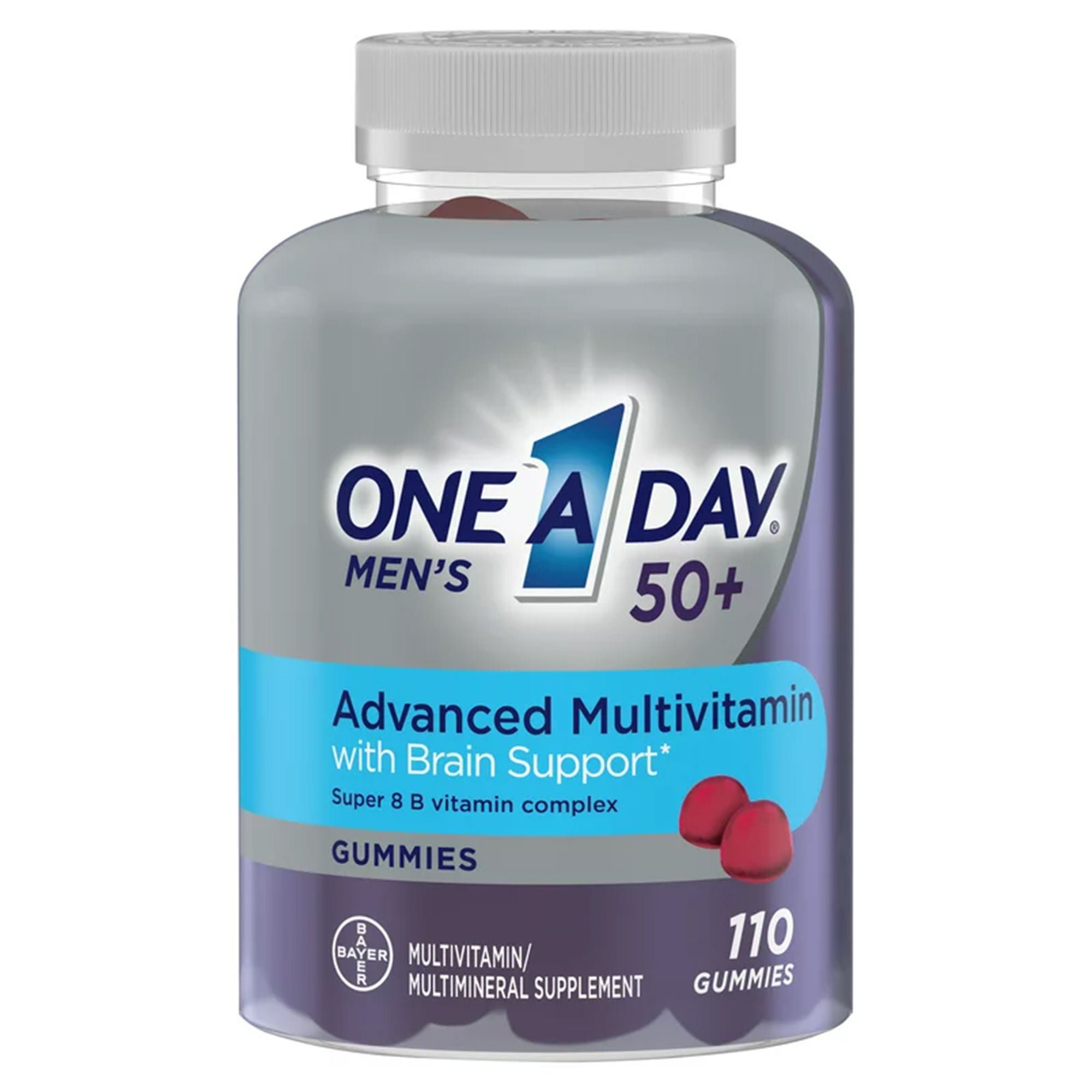 One A Day Advanced Multivitamin Men's 50+ Gummies