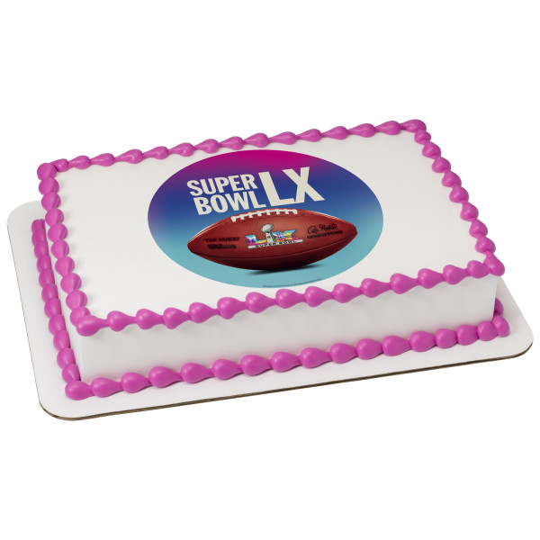 NFL Super Bowl LX PhotoCake® Edible Image®