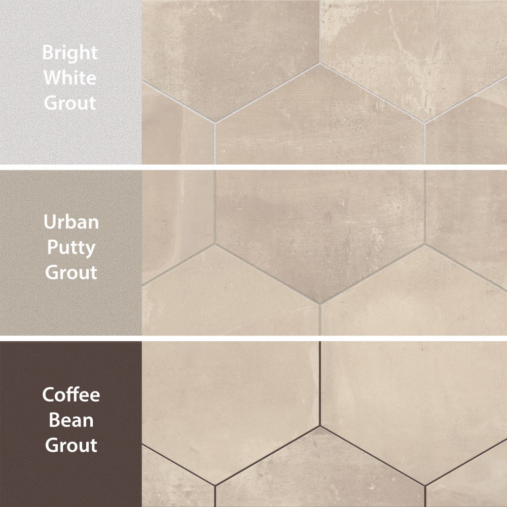 Argillos Hex Arena 20-1/2 in. x 23-5/8 in. Porcelain Floor and Wall Tile