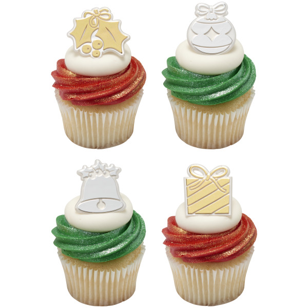 Holly Jolly Cupcake Rings
