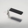 20 3/16-inch Wear-Ever® domed aluminum cover with satin finish and dipped handle