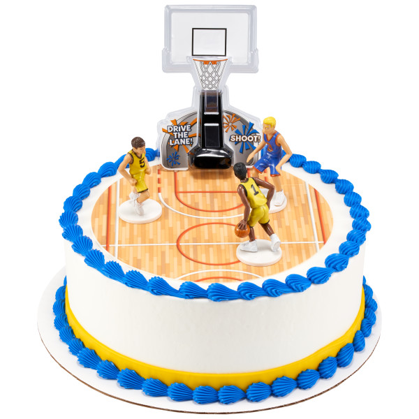 Basketball All Net PhotoCake® Edible Image® DecoSet® Background