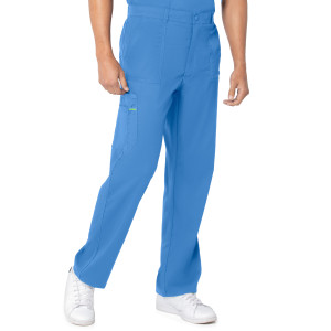 Landau ProFlex Scrub Pants for Men: Modern Tailored Fit, Stretch, 50/50 Waist, Straight Leg Cargo Medical Scrubs 2103-