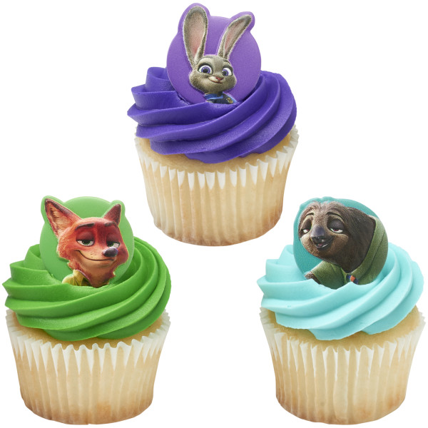 Disney's Zootopia Visit Zootopia Cupcake Rings