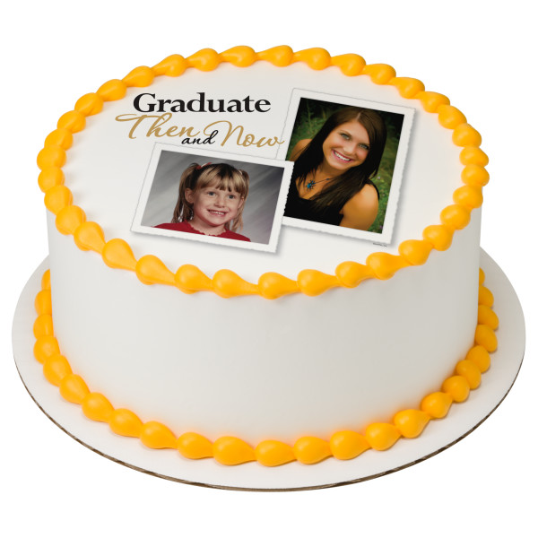 Then and Now PhotoCake® Edible Image® Frame