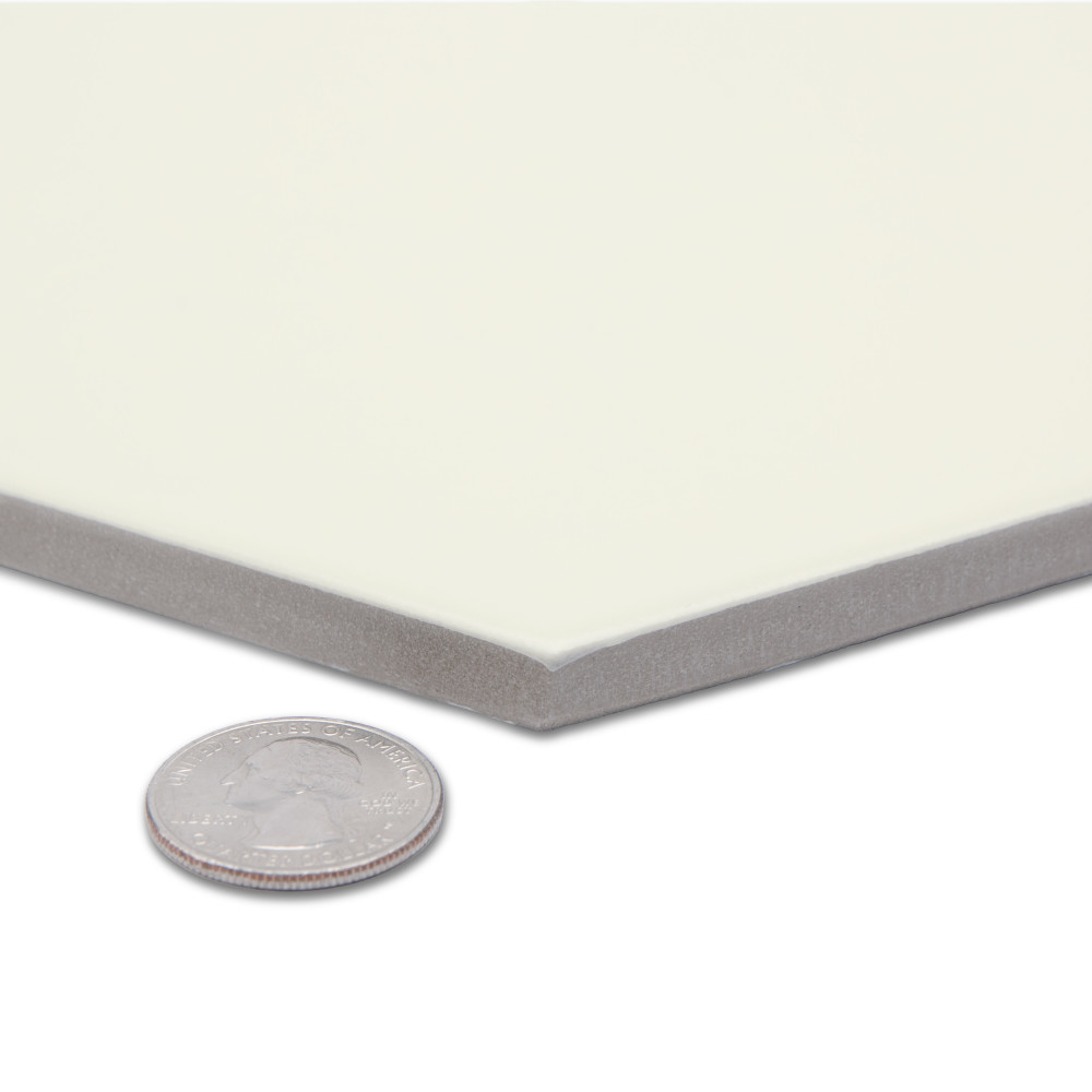 Sample – Textile Basic Hex Cotton Porcelain Floor and Wall Tile