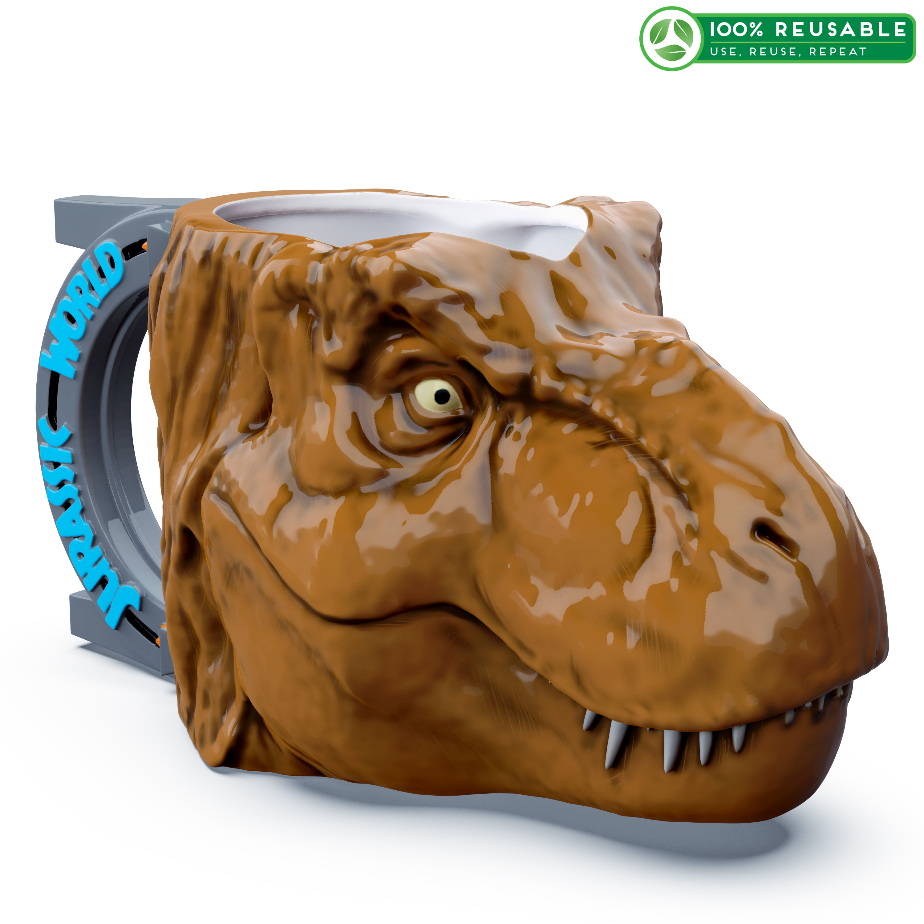 Jurrasic World 2 Movie 11 ounce Coffee Mug, T-Rex slideshow image 1 Jurrasic World 2 Movie 11 ounce Coffee Mug, T-Rex slideshow image 1