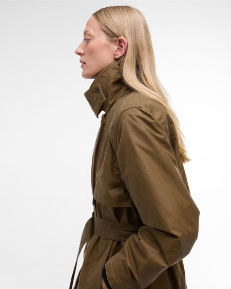 Barbour for Margaret Howell Double-Breasted Waxed Trench Coat