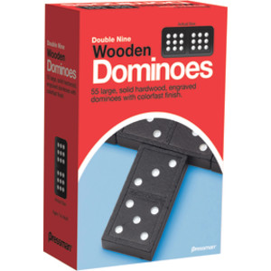 Double Nine Wooden Dominoes Game