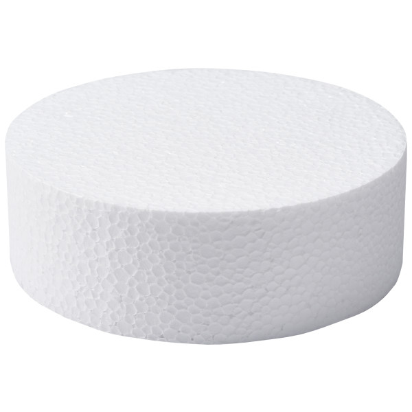Round Styrofoam 6" x 2" Cake Form