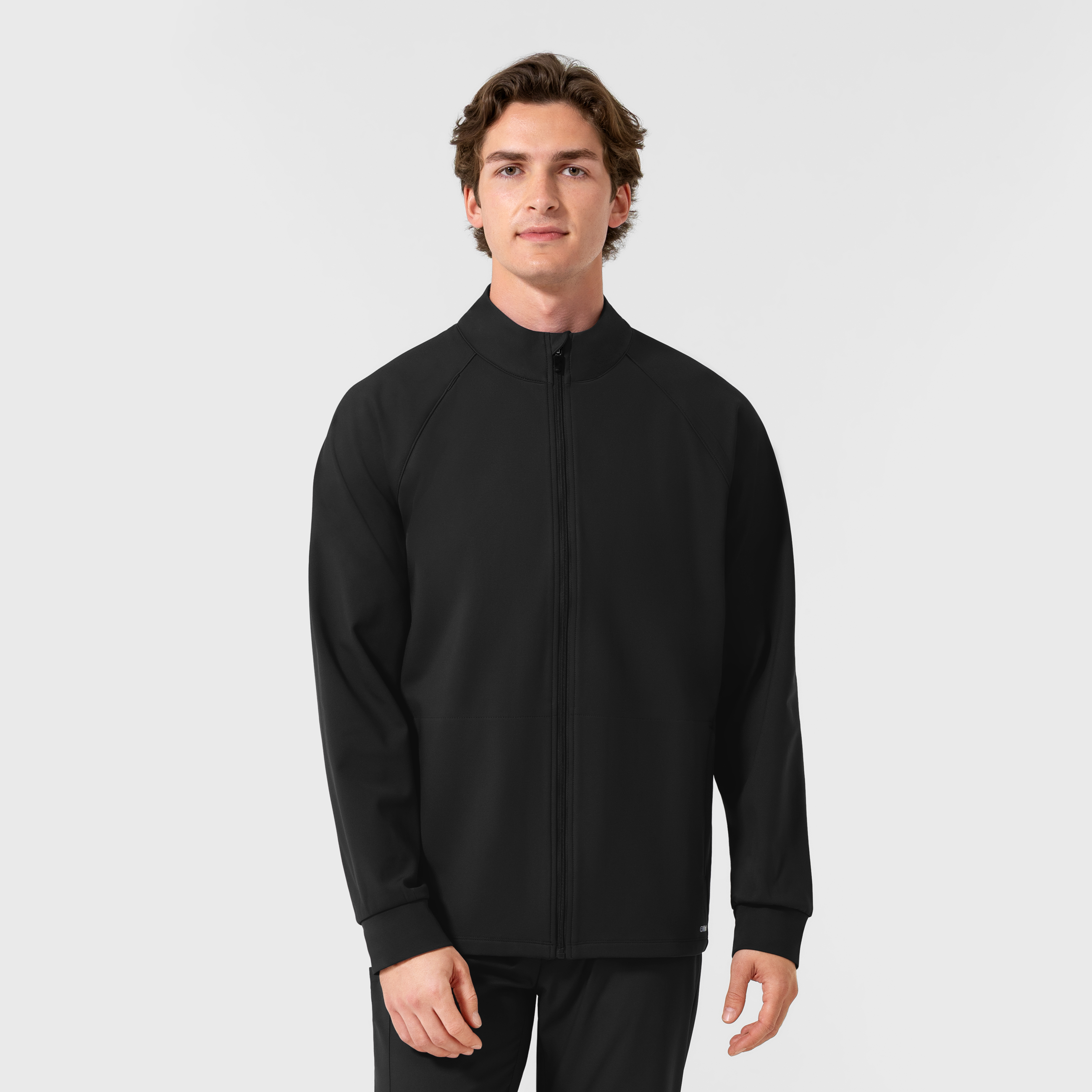 Layers Men‘s Cozy Shift Fleece Scrub Jacket-Wonder Wink